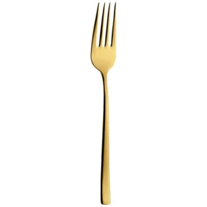 Fourchette de table doré